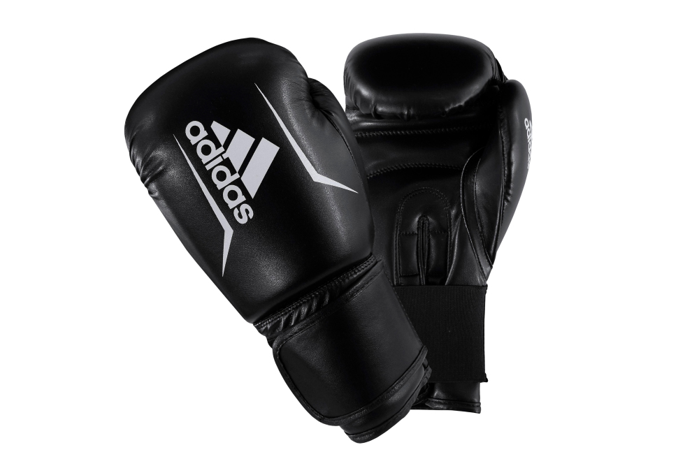 Adidas Speed 50 (Kick) Boxing Gloves Black/White 12oz, for sale at  Helisports.