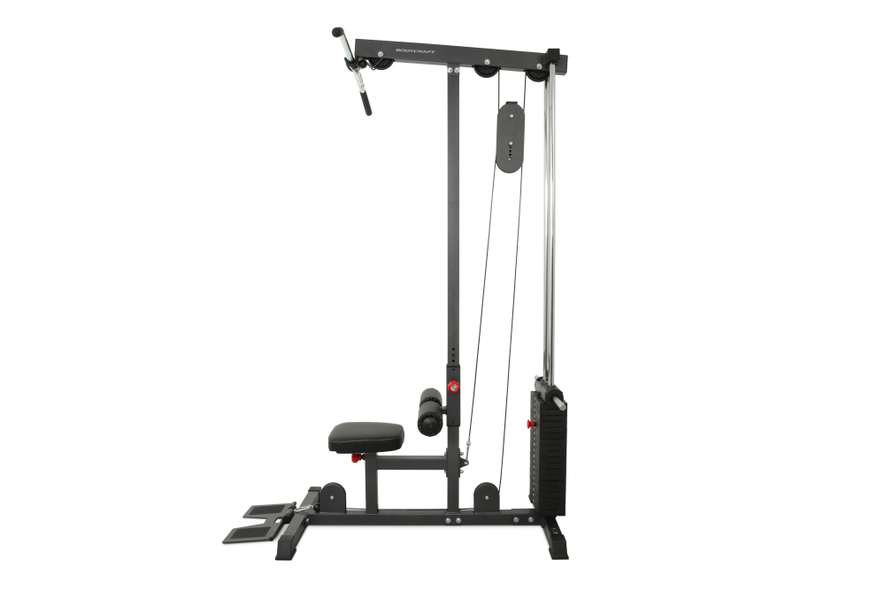 BodyCraft Lat Pull Tower avec Weight Stack 90 kg