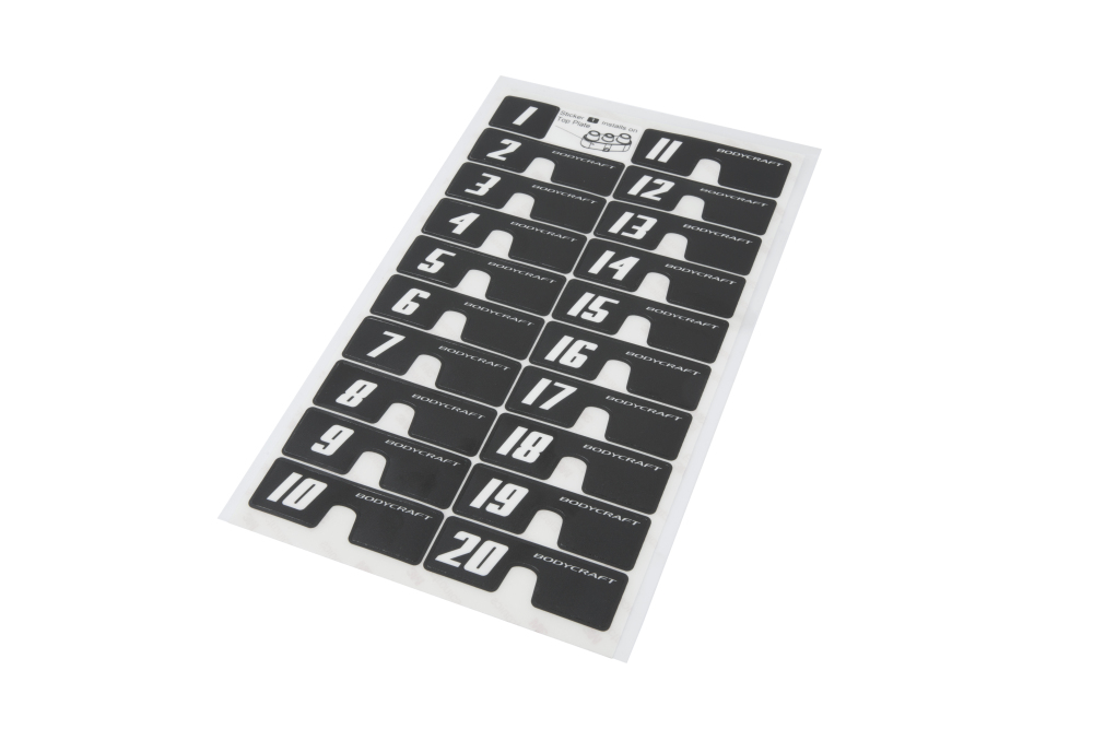 Bodycraft Weight Plate Sticker