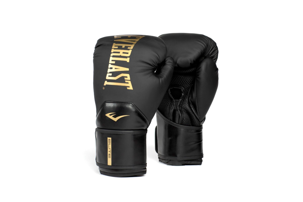 Everlast Gants de Boxe Elite 2 Noir/Or 12 oz
