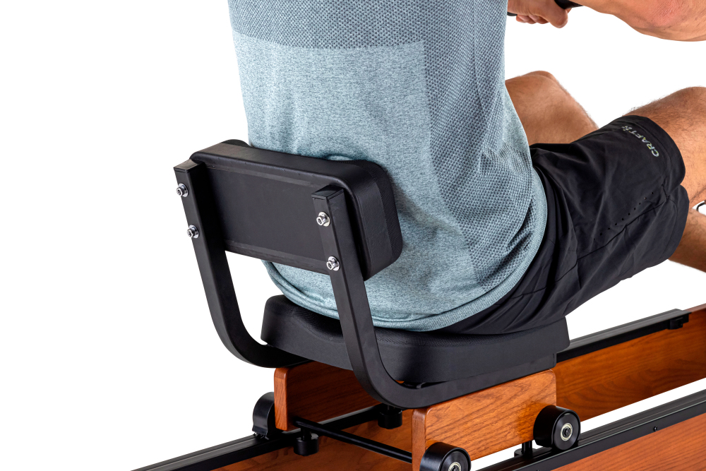 Fluid Rower Seat Back Kit voor Dual Rail Rowers