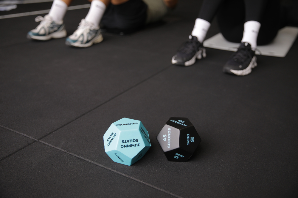 Fitness Mad 12-seitige Fitnesswürfel - 1 Paar