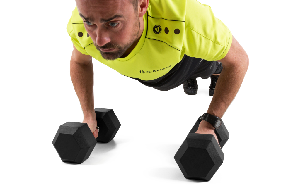 Kit de paires d'haltères hexagonaux 20 à 40 kg pour salle de musculation