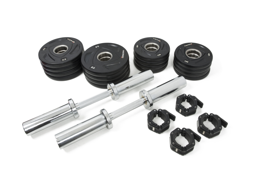 Conjunto de Halteres Olímpicos Ajustáveis DB-20 2 × 20 kg