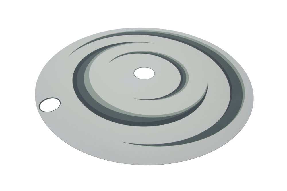 Infiniti VG Disc-Cover-Aufkleber Weiß-Grau