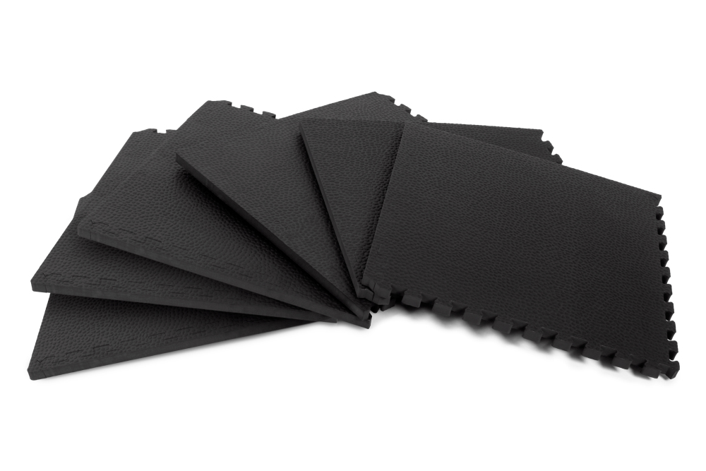 Kroon Floor Tile Pro 20mm Black 6 Pcs, 20 Mm Thick Floor Tiles