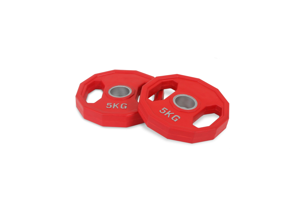5kg x 4 Olympic Rubber Weights Plates 