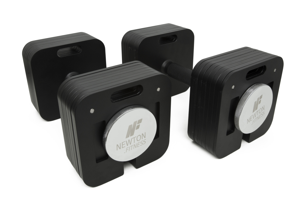 Newton Fitness Adjustable Dumbbell Set 2 × 32 kg - 4 to 32 kg