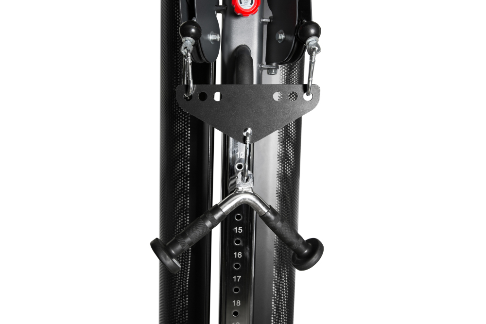 Newton Fitness Dual Pulley Connector Black
