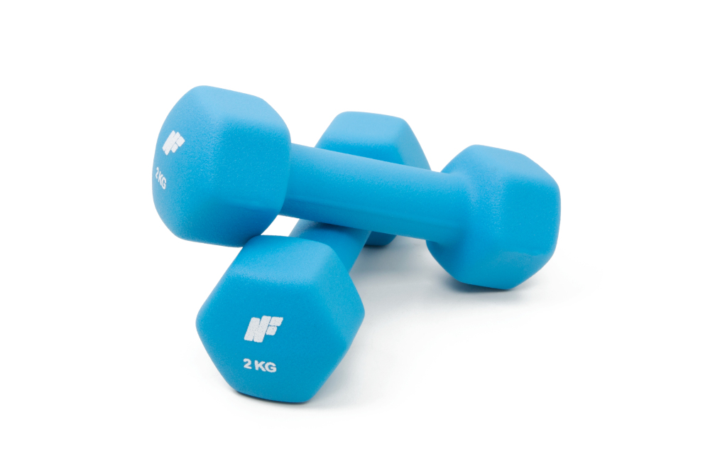 Conjunto de Halteres Newton Fitness Neoprene 12 kg