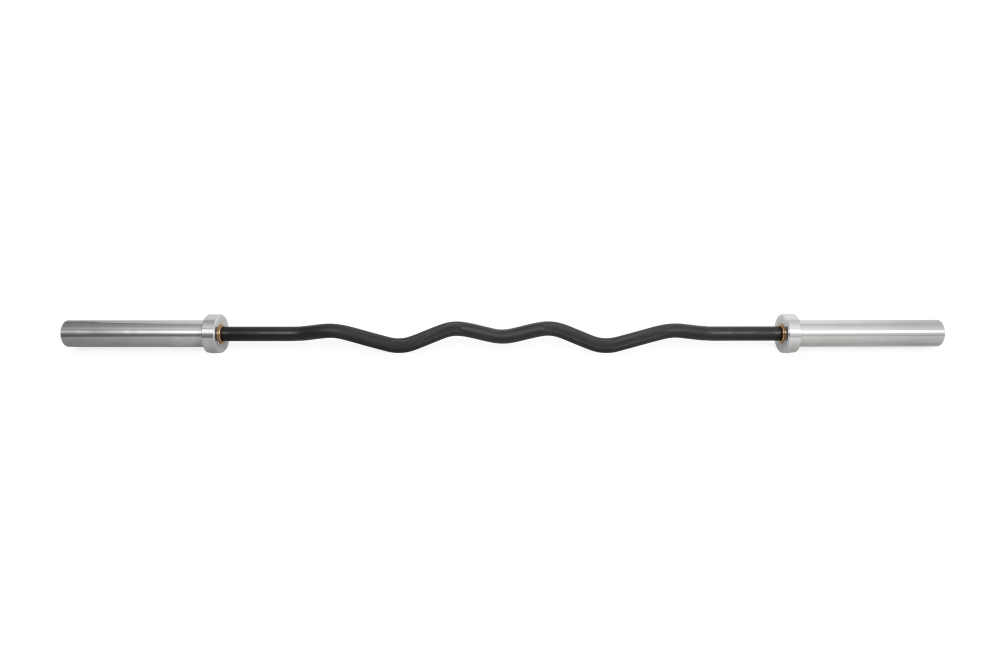 Newton Fitness OB-75 Olympic Rackable EZ Curl Bar