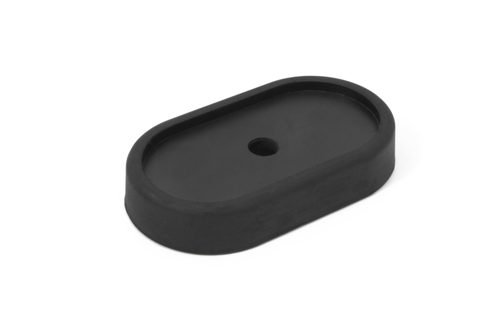 Newton Fitness BLK Pied en Caoutchouc Ovale