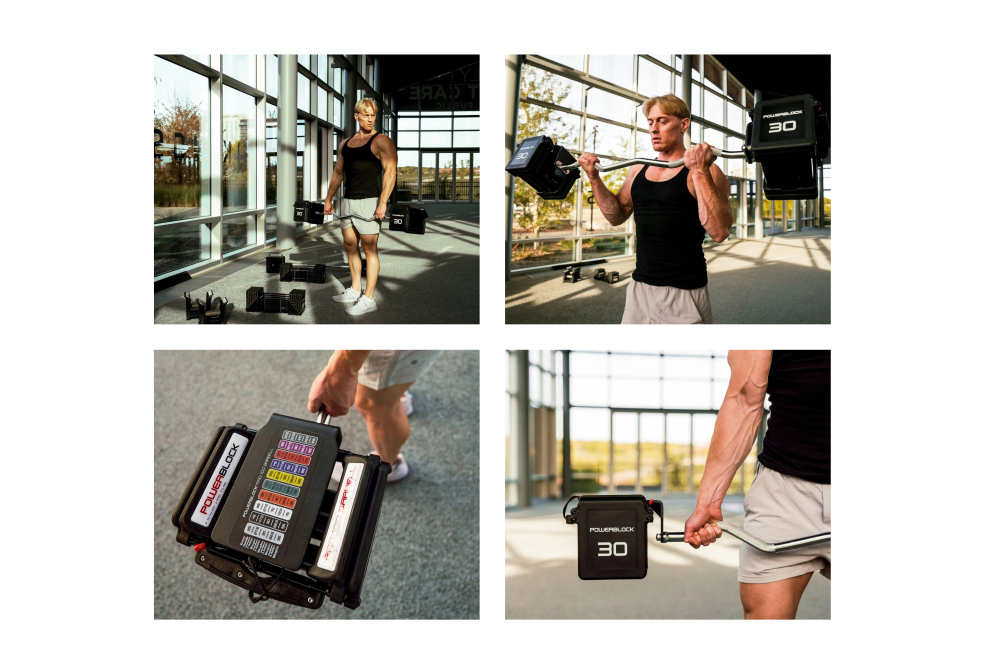 PowerBlock Pro 100 EXP EZ Curl Bar