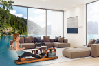 Fluid Rower Viking 3 V + SPH Roeitrainer