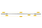 Newton Fitness OB-72 Barra Olímpica 180 cm