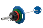 Newton Fitness OP-100 Pro Gummi beschichtetes Olympic Plate Set