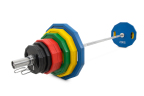Newton Fitness OP-140 Conjunto Discos Olimpicos Revestido de Boracha