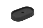 Newton Fitness BLK Pied en Caoutchouc Ovale