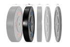 Pivot Fitness Pro Training Bumper Plates 20 kg Set