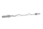 Pivot Fitness Pro Training EZ Curl Bar Chrome