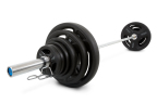 Pivot Fitness PVT-100 Pro Training Olympic Plate Set - Chrome Bar