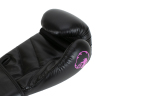 Super Pro Muay Thai Gants de Boxe Champ Noir/Rose 14 oz