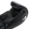 Super Pro Muay Thai Gants de Boxe Warrior Noir/Blanc 10 oz