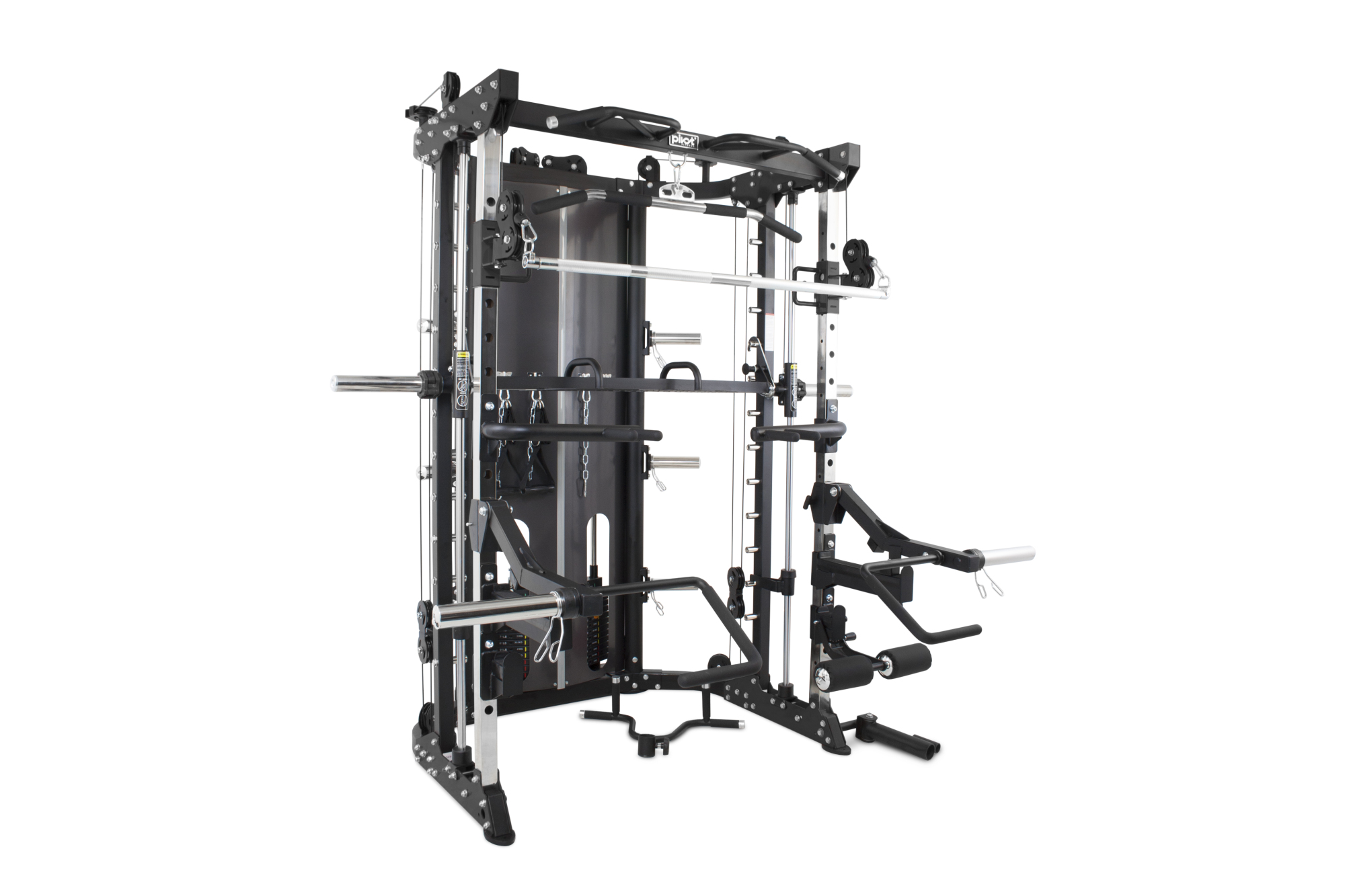 Pivot Fitness FSM-400 Functional Smith Machine Black - Full