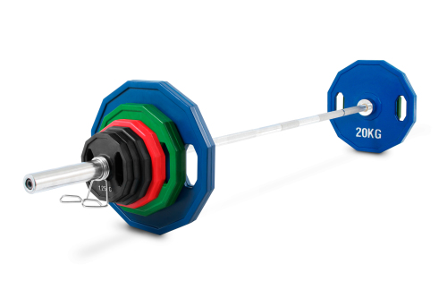 Kroon OP-100 Ensemble Des Disques Olympique en Caoutchouc