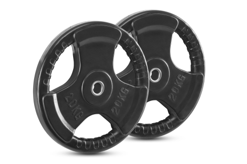 Newton Fitness 30mm Disques Caoutchouc 20 kg