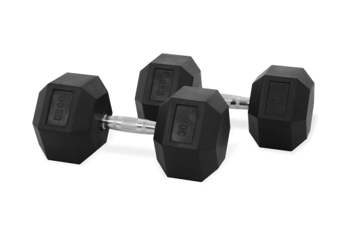 Newton Fitness Haltères Hexagone 30 kg Set