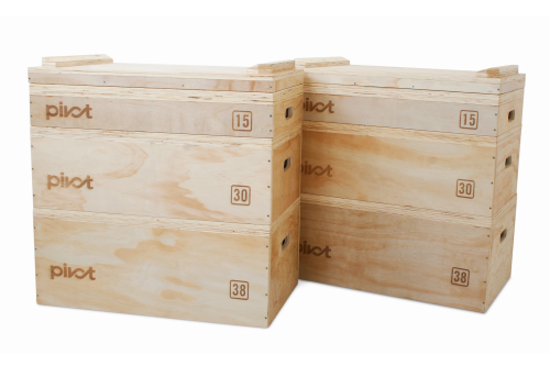 Pivot Fitness PM250 Jerk Block Set En Bois