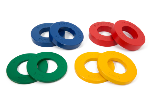 Pivot Fitness Micro Fractional Steel Plates Ensemble