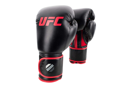 UFC Contender Muay Thai Gants de Kickboxing Noir/Rouge 12oz