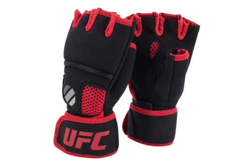 UFC Contender Quick Wrap Gants Intérieurs Noir/Rouge S/M
