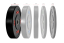 Pivot Fitness Pro Training Bumper Plates 25kg Set