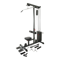 BodyCraft Lat Pull Tower - Lat Pulldown & Low Row Machine met 90 kg Weight Stack