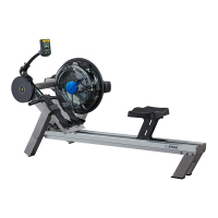 Fluid Rower Evo E550 Silver Bronze Roeitrainer