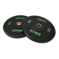 Pivot Fitness Pro Training Bumper Plates 10 kg Set