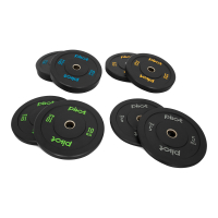 Pivot Fitness Pro Training Bumper Plates Combi Set 100 kg