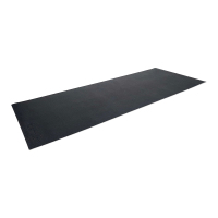 Tunturi Roeitrainer Mat - Vloerbeschermmat 227x90x0.4 cm Zwart